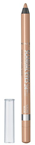 Rimmel London Scandaleyes Waterproof Kohl Kajal Eyeliner Pencil, Intense Color, Long-Wearing, Smudge-Proof, 005, Nude, 0.04oz