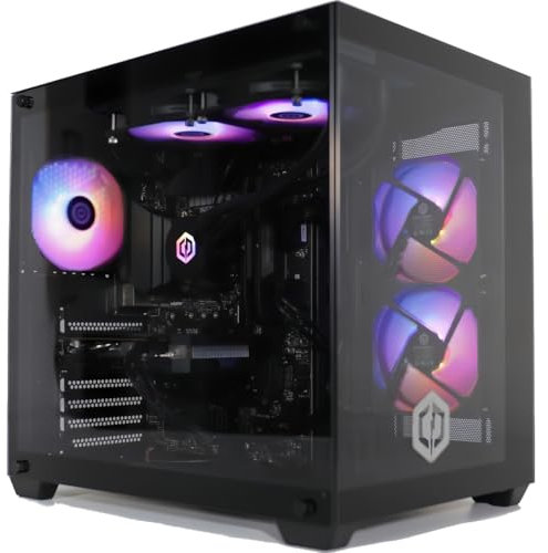 CYBERPOWERPC Luxe Gaming-PC - AMD Ryzen 7 5700X, AMD Radeon RX 7900 XT 20GB, 32GB RAM, 1TB NVMe SSD, 750W 80+ PSU, Wasserkühlung, Windows 11, Ark RGB