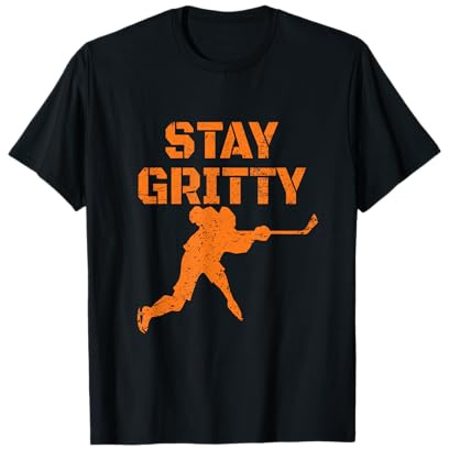 Stay Gritty Funny Ice Hockey Philly Gift Vintage T-Shirt