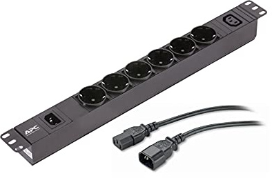 APC EPDU1010B-SCH Power Distribution Unit 7 AC Outputs 1U Black