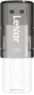 Lexar JumpDrive 32GB S60 2.0 USB Flash, Plug-and-Play, kompatibel mit PC und Mac, Grau