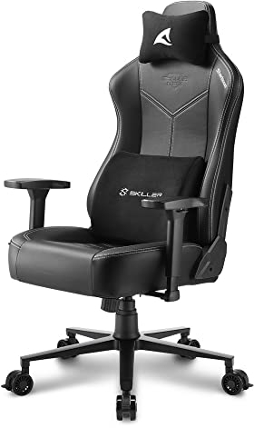 Sharkoon Skiller SGS30 Gaming Stuhl, schwarz/weiß