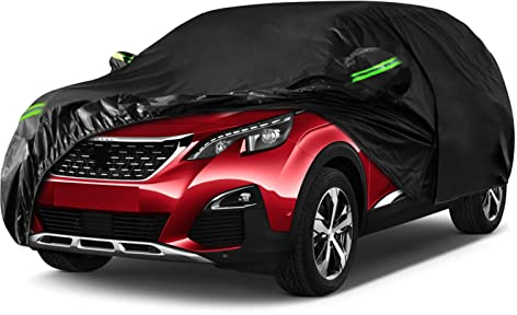 Bâche Voiture Étanche Compatible avec Peugeot 3008 2008-2024, Housse de Protection Voiture Extérieur Respirante Contre Pluie Soleil Poussière