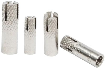 Acero Inoxidable Encastre Hormigón Expansión Anclaje, 1/4-20 Hormigón Y Piedra Taco De Anclaje Taladro Para Hormigón Sólido (100 Piezas)