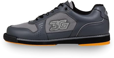 3G Racer Grey Mesh Right Handed Bowling Shoes (Grey Mesh, US Footwear Size System, Adult, Men, Numeric, Medium, 9.5)