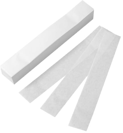 BESPORTBLE Strisce di Carta Forno per Bordi Tortiera 100 Pezzi Bianco Carta Protezione Bordo Versatile per Cottura Dolci in Laboratori di Pasticceria e Casa