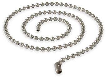 Fly Style Kugelkette Edelstahl silber · Stärken 1,6-8mm · Längen 20-180 cm · Dog Tag Halskette für Herren und Damen, Längen:ca. 70.0 cm, Stärke:8 mm