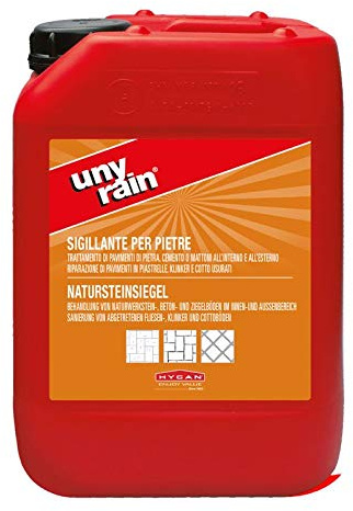 Hygan Unyrain - Sigillante in pietra naturale da 5 l - Trattamento per pavimenti interni ed esterni