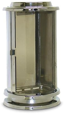 legendURN Memorial Lantern Stainless Steel | Modern Grave Lantern Made from Stainless Steel