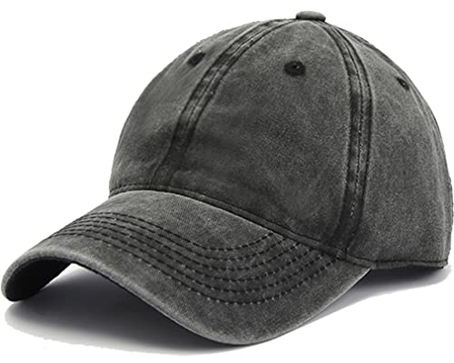 Cozyan Cappello Uomo Donna Cappelli Visiera Regolabile Cotone Casuale All'aperto Cappellino da Baseball Uomo Donna Cappello Berretto Regolabile Vintage Lavato Invecchiato