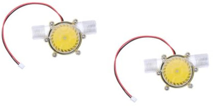 TOYANDONA 2 Stück Luftdruckgenerator automatisch Pumpe Teich tragbares Ladegerät Stehen zu Rad Hydro Generator rollatoren Werkzeug Wasserströmungsgeneratoren Mikro-Hydro-Generator PVC Yellow