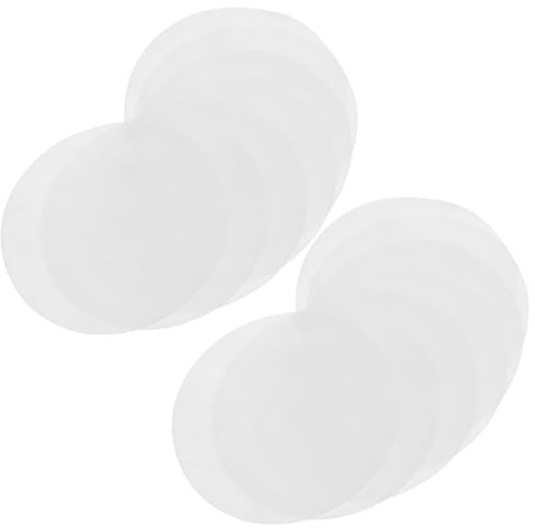 OSALADI 200 Discos Desmaquillantes Redondos No Tejidos de 75 CM 200 Unidades 2 Paquetes de 100 Almohadillas Faciales Absorbentes Desechables para Cuidado Facial y Limpieza