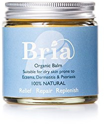 100% natürlicher biologischer beruhigender Balsam von Bria für Haut, die zu Ekzemen neigt und trocken ist, geeignet für Erwachsene, Kinder & Babies - geruchlos (120 ml)
