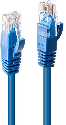 Lindy Cable de Red Rígido UTP Categoría 6 48017 Rojo Azul 1 m 1 Unidad