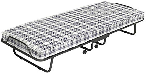 duehome | Plegatin, Cama Plegable Individual, Estructura y Somier, Modelo Bergamo, Medidas: 80 cm (Ancho) x 190 cm (Largo) x 35,5 cm (Alto)