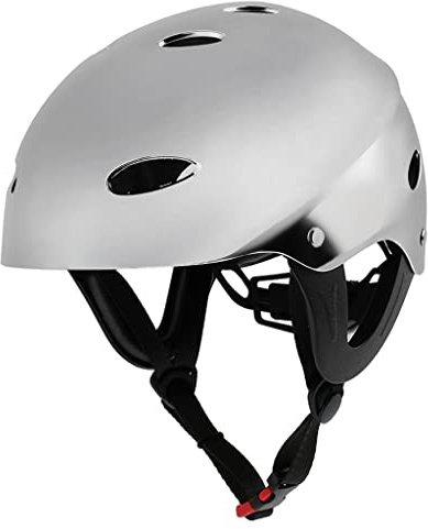 Grande Casco di Sicurezza 58-62 Cm Acquatici Canoa Kayak Wakeboard