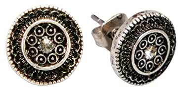 Alpenflüstern Trachten-Ohrstecker Magda - Damen-Trachtenschmuck, Trachten-Ohrringe (klar) DOR053
