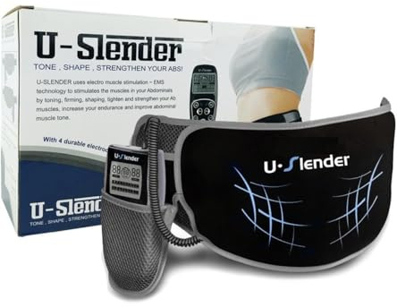 Ab Toning Belt and Ab Stimulator for Slender Toned Stomach Muscles, Remote for Quick and Easy Adjustments, 99 Intensity Levels and 10 Workouts for Fast Results, EMS Technology Workout Belt