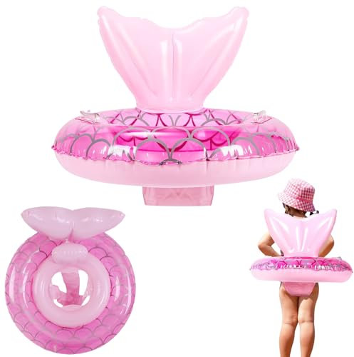 Salvagente Neonato per bambine,1-3 anni, anello gonfiabile per il nuoto del bambino, galleggiante per piscina con sedile e maniglia, anello gonfiabile per nuotare in piscina, ciambella neonato bambini