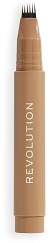 Revolution Instant Brow Hair Pen, Applicatore di Precisione per Tratti Sottile Effetto Pelo, Matita per Sopracciglia Lunga Tenuta, Marrone Freddo, Vegan & Cruelty-Free, 1,8 ml