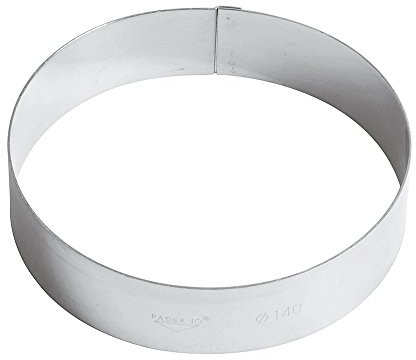 Paderno 47530-14 Anello per Torte Cm 14, Acciaio Inox