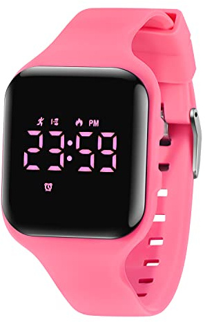BEN NEVIS Barnklocka, tonårsklocka, pojke digital sport fitness tracker, med larm/kronograf, vattentät, present för pojke, flicka 5–15 år
