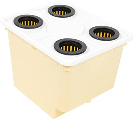 KITANDOVE Secchio Idroponico per Coltivazione Senza Contenitore Leggero e Portatile per Piante Frutta e Verdura Serra Resistente alla Corrosione e Durevole per Giardini e Orti di Gialli