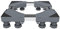 Soporte móvil ajustable de acero inoxidable para lavadora para secadora y refrigerador, color gris, 12 pies, 52 cm a 65 cm, marco de soporte resistente