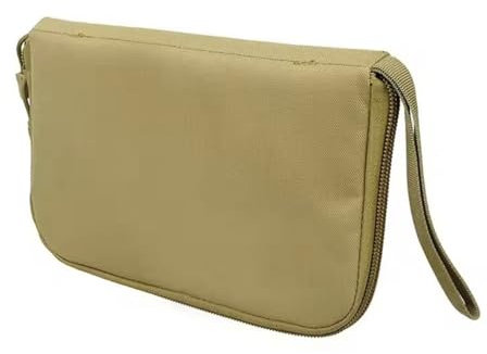 Gexgune Borsa tattica per il trasporto di pistole, fondina portatile per pistola nascosta, custodia morbida per il trasporto di pistole, accessori per armi da caccia (Khaki)