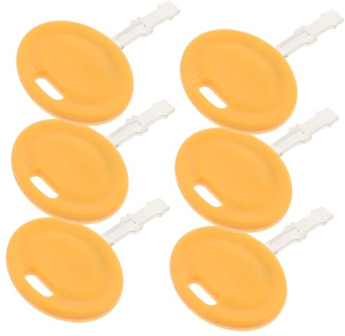 VALICLUD 6 piezas Paquete de Llaves de Encendido para Cortacésped de Repuesto Duraderas para Tractor y Jardín Compatibles con Recambios de Maquinaria Agrícola