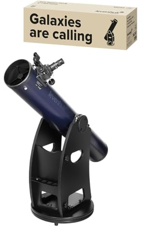 Levenhuk New Skyline Plus 6 (152/1200) Télescope Dobson Newtonien | Ouverture 152 mm, Robuste et Stable, Miroir Parabolique, Idéal pour Explorer les Nébuleuses, les Galaxies et le Ciel Profond