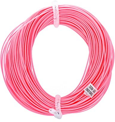 BestCity Fly Fishing WF7 Angelschnur für Forellen, Zuckerwatte, Pink