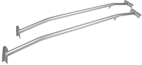 mb-m® 906360 2X Bügel für Anhänger Plane Flachplane Aluminium Verstellbar von 1000mm auf 1450mm
