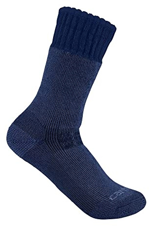 Carhartt Herren Heavyweight Synthetic-wool Blend Boot Socks, Navy, L EU