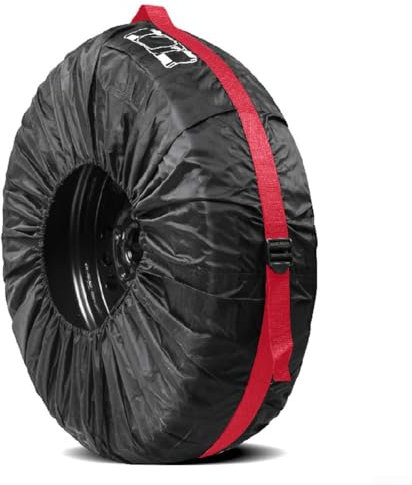 Wheel Protective Cover, Spare Tire Cover Wheel Tire Cover Waterproof With Storage Bag, Black Wheel Cover, for Car SUV Vehicle Truck(for 19-23inch tires)
