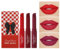 Matte Lippenstift Set, 3 Farbiger Roter Lippenstift Make Up Lipgloss Set, Wasserdichter Lipgloss, Langanhaltender Lip Tint, Lippenstifte Make up Set als Geschenk, Lippenstift Kosmetik (D)
