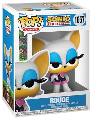 Funko Pop Games: Sonic - Rogue The Bat - Rouge - Sonic The Hedgehog - Figurine en Vinyle à Collectionner - Idée de Cadeau - Produits Officiels - Jouets pour Les Enfants et Adultes - Video Games Fans