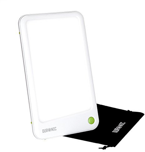 Duronic SADT2 Sad Light Therapy Lamp Box SAD Portable Daylight S A D Lightbox Sun Lamps, Natural Relief Sunlight Bulb Sad Lights, for S.A.D - Seasonal Affective Disorder Winter Depression (Small)
