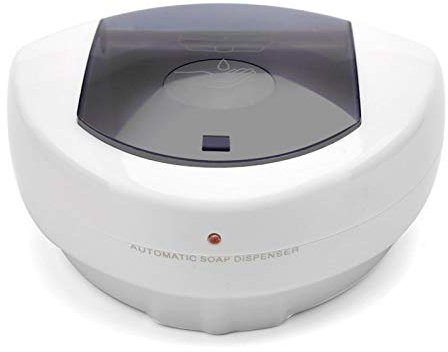 EVTSCAN Dispenser di sapone automatico per montaggio a parete, 500 ml di dispenser di sapone per disinfettante automatico Sensore per montaggio a parete senza contatto a mani libere, per cucina, bagno