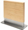 Coninx Porta Coltelli da Cucina Magnetico | Ceppo Coltelli Vuoto Doppio Lato Magnetico | Blocco con Calamita Magnetica Rivestita in Legno di Bambù | Supporto Coltelli | Portacoltelli universale