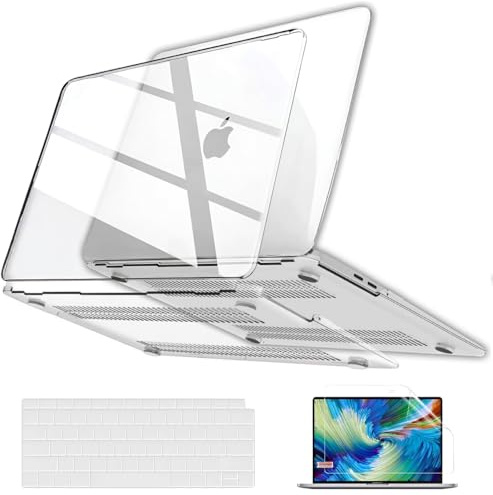GVTECH MacBook Case, Clear, for MacBook Pro 13 - A2338/A2289/A2251/A2159/A1706