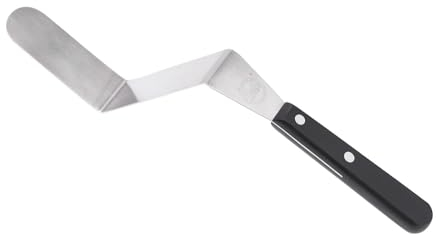 Winkelpalette hoch 34 cm - leichtes Verteilen und Einstriechen von Cremes und Teigen, Klinge aus rostfreiem Edelstahl, ergonomisch geformter Griff