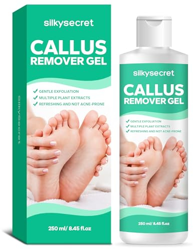 SilkySecret Callus Remover Gel for Feet (8.45 fl.oz), Powerful Formulation Foot Callus Remover, Extra Strength Callus Remover, Callus Remover for Feet Gel, Calloused Feet Remover Gel for Home Use