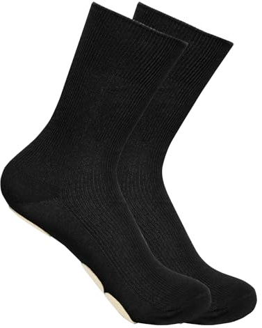 Deesorxin Calzini da danza antiscivolo con suola in pelle divisa, scarpe da balletto per donne e ragazze, pilates, yoga, allenamento, nero, Small Big Kid
