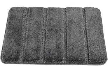 Nest & Nibble Tapis de bain pour salle de bain (anthracite, 40 x 60 cm) antidérapant, technologie en microfibre ultra absorbante, lavable, doux, épais, anti-moisissure, indispensable pour la maison