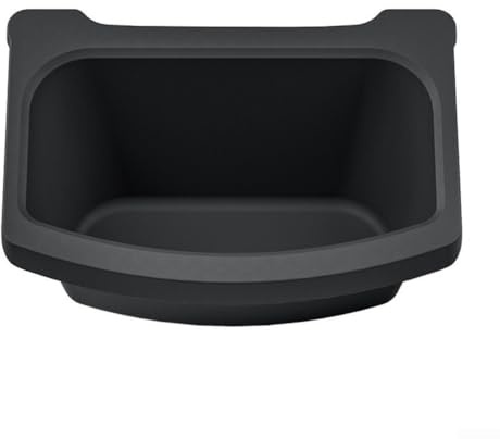 Caja de almacenamiento de piso trasero para Tesla para modelo Y para consola central Juniper 2025, organizador de plástico para piso del asiento trasero, diseñado para maximizar el espacio de