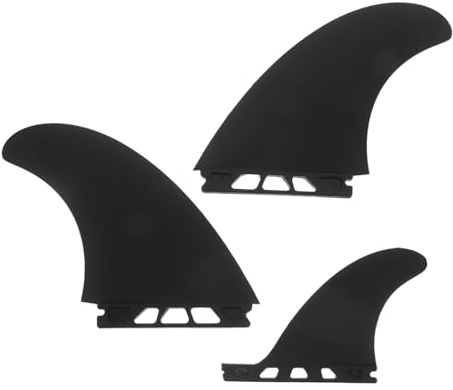 iplusmile 3 Piezas Aletas de Repuesto para Tabla de Surf Estabilizador de Agua para Paddleboard Aletas de PVC para Kayak y Sup Mejora Precisión y Rendimiento Olas