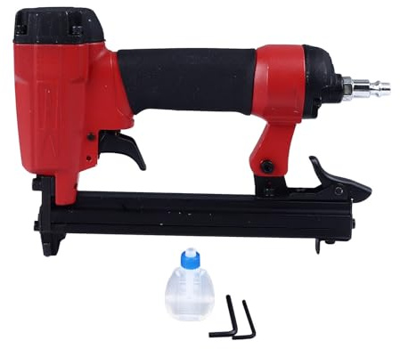 Chiodatrice ad aria Pneumatica 1013 Cucitrice sparachiodi in acciaio a forma di U Efficiente multifunzionale Forte e durevole per progetti di miglioramento domestico di ingegneria