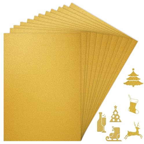 20 Feuilles Papier Pailleté,29,7 x 21 cm de Papier Pailleté A4