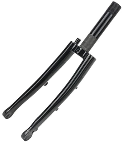 BlissfulAbode Kolgaffel för Brompton-cykel, ultralätt hopfällbar cykelgaffel 16 tum 1 3/8 1 1/4 355 hopfällbar cykelgaffel passar skiva/C-broms 5.0